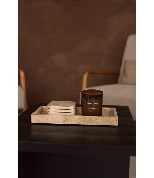 Travertine dienblad tray 15x30cm