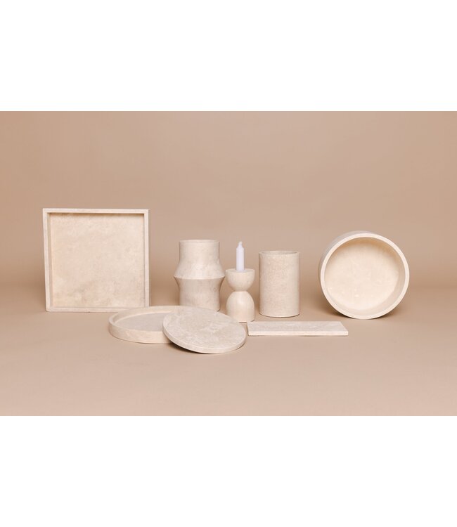 Travertine dienblad tray 15x30cm