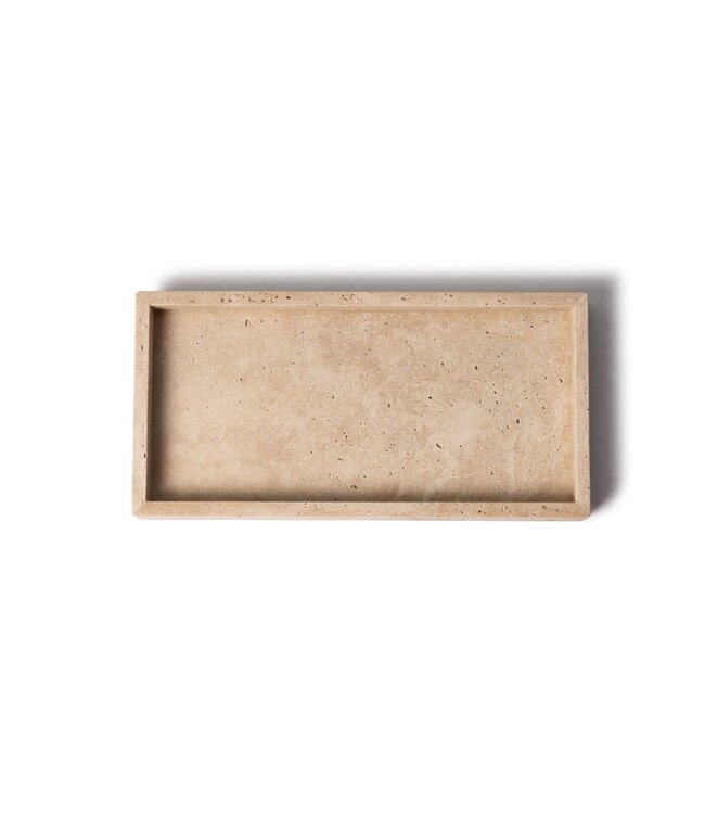 Travertine dienblad tray 15x30cm