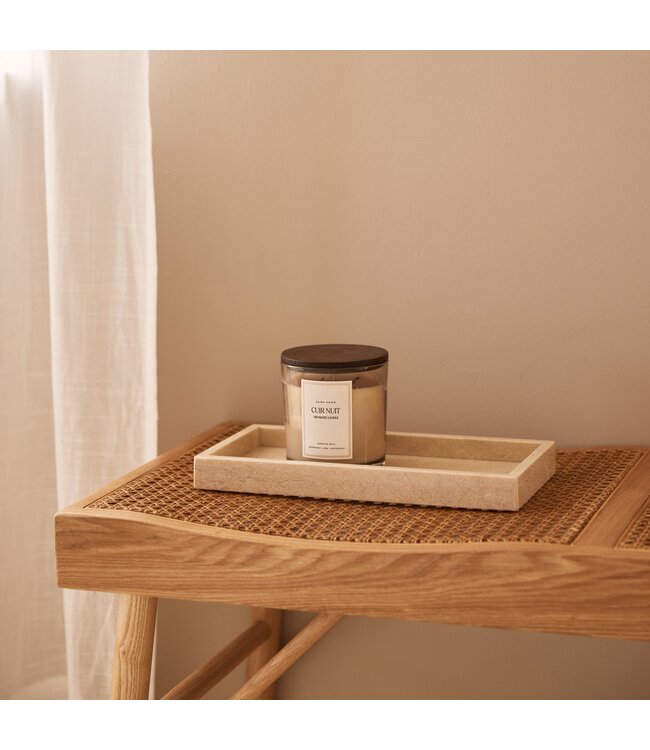 Marmer dienblad 15x30 cm, beige