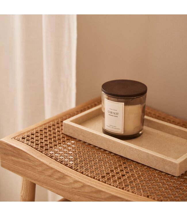 Marmer dienblad 15x30 cm, beige