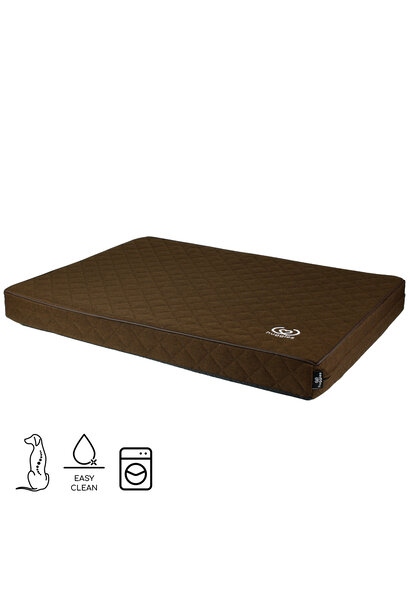 MATELAS ORTHOPEDIQUE POUR CHIEN SAVANA EARTHY BROWN - XL 120x80x10cm