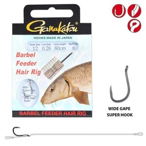Gamakatsu Barbel Feeder Hair Rig Barbel Feeder Hair Rig