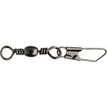 Spro Black Barrel Swivel + Safety Snap