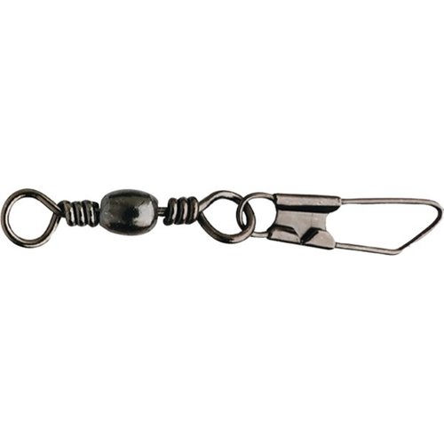 Black Barrel Swivel + Safety Snap Spro Black Barrel Swivel + Safety Snap