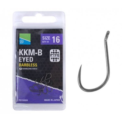 Preston Innovations KKM-B Eyed Barbless Hook