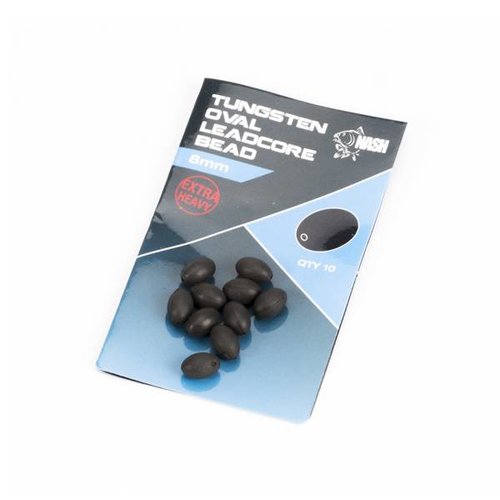 Nash Tungsten Oval Leadcore Bead