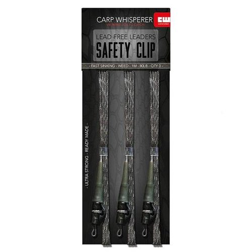 Carp Whisperer Safety Clip Lead Free Leaders