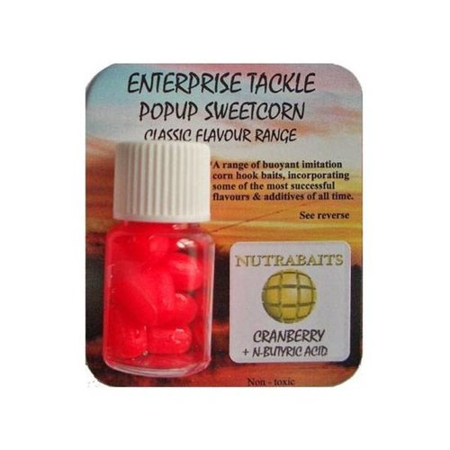 Enterprise Tackle Nutrabaits Cranberry & N-Butyric Acid Pop-Up Sweetcorn