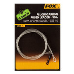 FOX Edges Fluorocarbon Fused Leader - Kwik Change Swivel