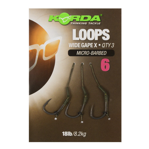 Korda Loops Wide Gape Hook