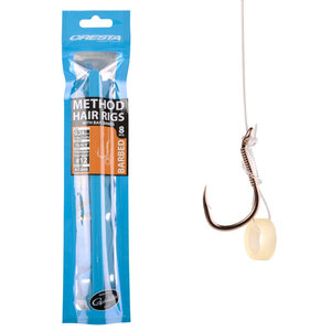 Cresta Bait Band Method Hair Rigs - Barbed Bait Band Method Hair Rigs - Barbed