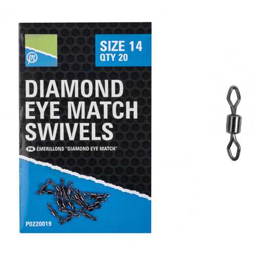 Preston Innovations Diamond Eye Match Swivel