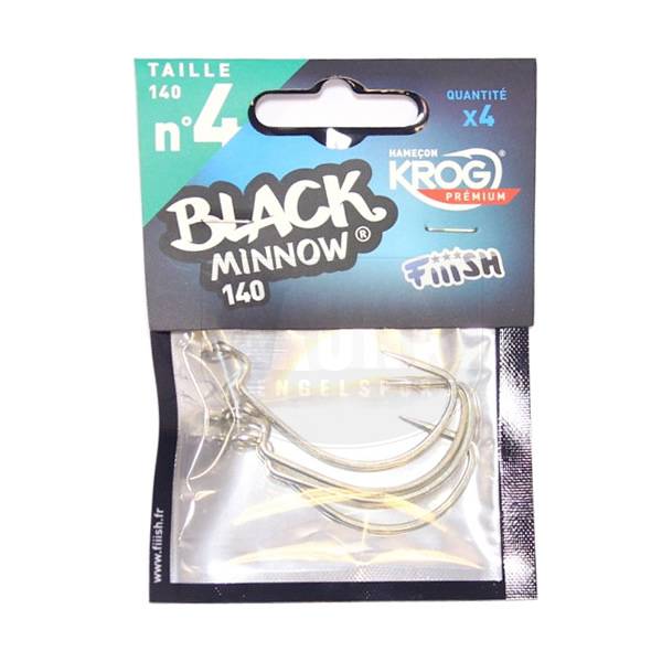 Fiiish Black Minnow Krog Hooks