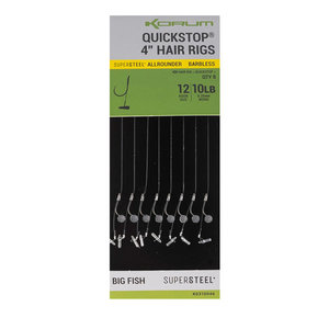 Korum Quickstop Hair Rigs - Barbless Quickstop Hair Rigs - Barbless