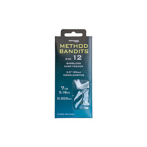 Drennan Method Bandits Carp Feeder Rigs - Barbless Method Bandits Carp Feeder Rigs - Barbless