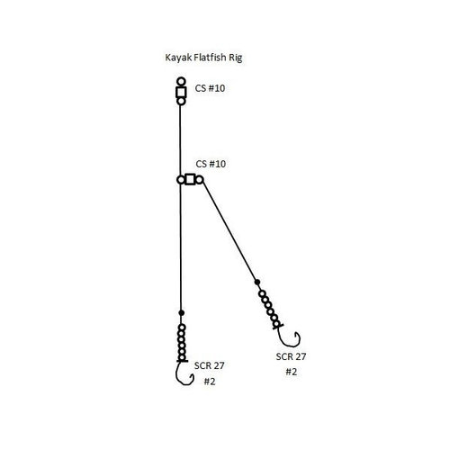 Cox & Rawle Kayak Flattie Rig