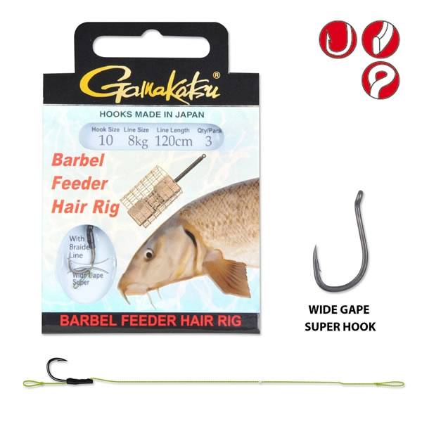 Gamakatsu Feeder Barbel Hair Rig Fauna Hengelsport Fauna Hengelsport