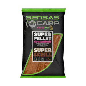 Sensas Crazy Bait Super Pellet Groundbait - Super Skrill Crazy Bait Super Pellet Groundbait - Super Skrill