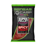 Sensas Crazy Bait Super Pellet Groundbait - Spicy Crazy