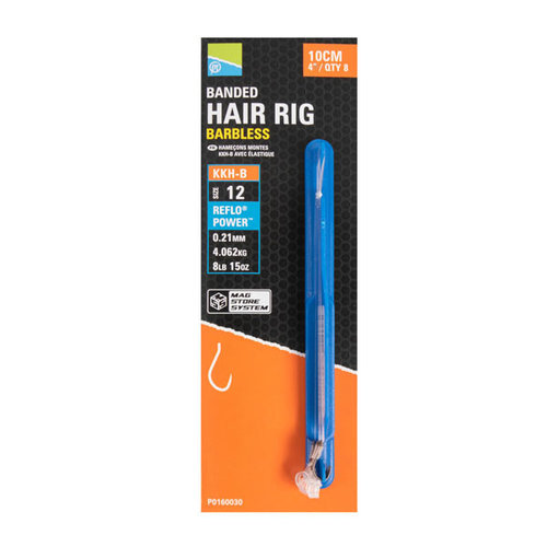 Preston Innovations KKH-B Banded Hair Rigs - Barbless