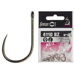 Sensas Crazy Bait Barbless Eyed 4110 Hooks Crazy Bait Barbless Eyed 4110 Hooks