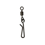 Spro Black Rolling Swivel + Hanging Snap