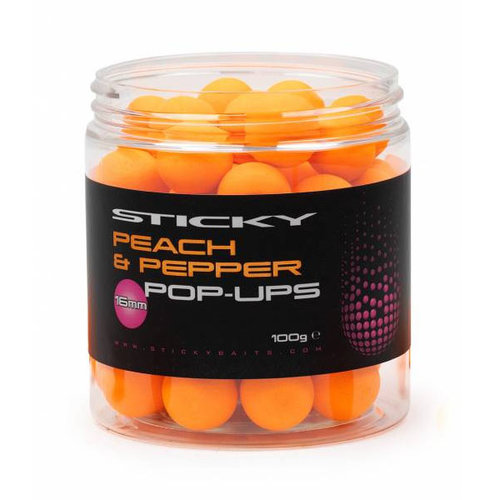 Sticky Baits Peach & Pepper Pop-Ups