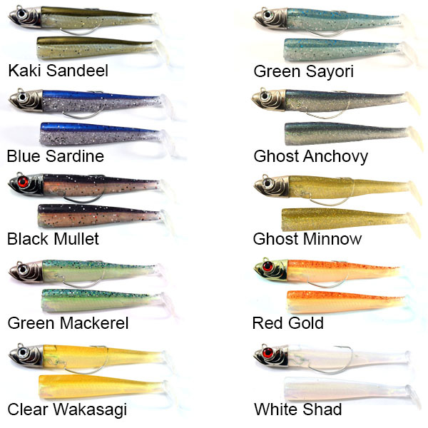 GT Bio Roller Shad 125 - 16G Head Total 25g - Ghost Anchovy