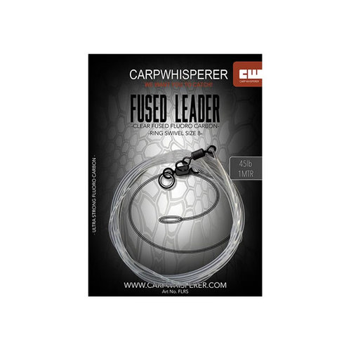 Carp Whisperer Fused Leader - Ring Swivel