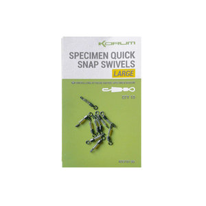 Korum Specimen Quick Snap Swivels Specimen Quick Snap Swivels