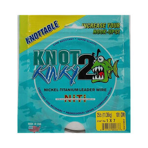 Knot2Kinky 1x7 Nickel-Titanium Leader Wire 1x7 Nickel-Titanium Leader Wire