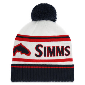 Simms Tip-Up Pom Beanie Americana Tip-Up Pom Beanie Americana