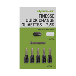 Korum Finesse Quick Change Olivettes Finesse Quick Change Olivettes