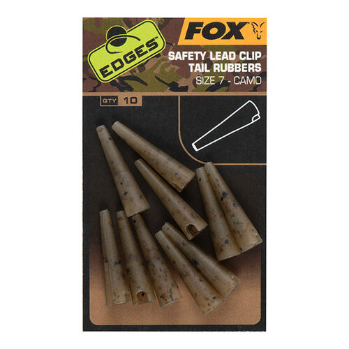 FOX Edges Camo Safety Lead Clip Tail Rubbers