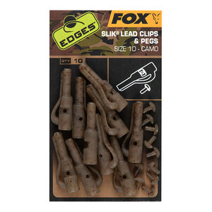 FOX Edges Camo Slik Lead Clip & Pegs Edges Camo Slik Lead Clip & Pegs