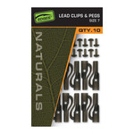 FOX Edges Naturals Lead Clips & Pegs