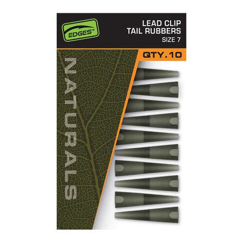 FOX Edges Naturals Lead Clip Tail Rubbers