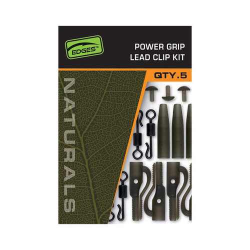 FOX Edges Naturals Power Grip Lead Clip Kit