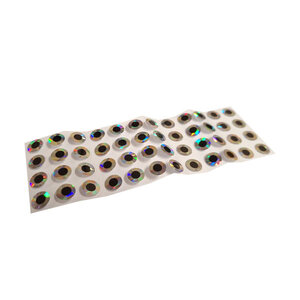 Fly Scene Stick On Eyes Black Silver Prismatic Stick On Eyes Black Silver Prismatic