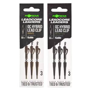 Korda Kable Leadcore Leader - QC Hybrid Lead Clip Kable Leadcore Leader - QC Hybrid Lead Clip