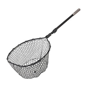 W3 C&R Adjustable Full Rubber Mesh Landing Net