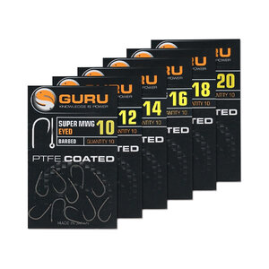 Super MWG Eyed Hooks - Barbed