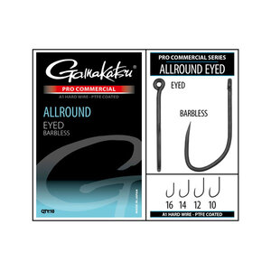 Pro Commercial Allround Eyed A1 Hooks - Barbless