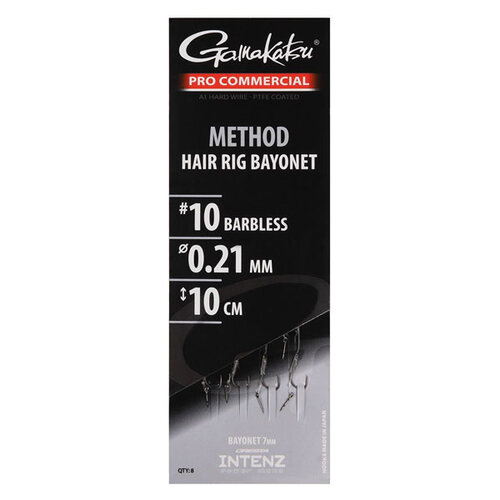 Gamakatsu Pro Commercial Method Hair Rig Bayonet - Barbless