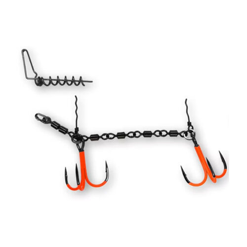 The 4-Swivel Stinger Rig XXL - UVO Pike Craft The 4-Swivel Stinger Rig XXL - UVO