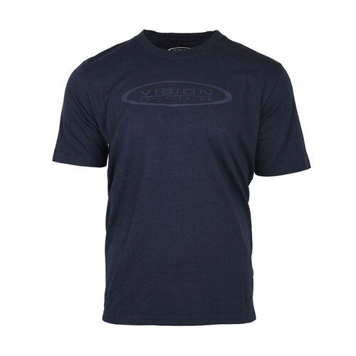 Vision Logo T Shirt Navy Blue