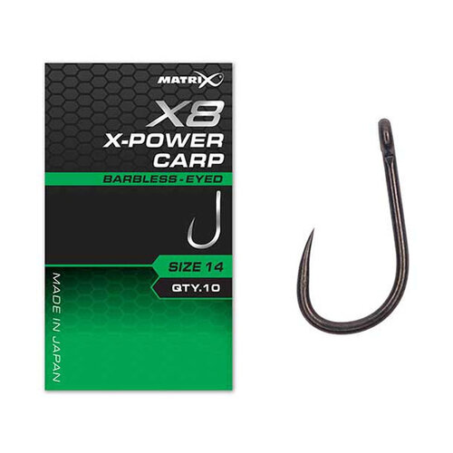 Matrix X8 X Power Carp Hooks