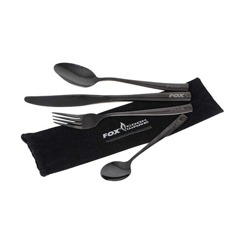 Cookware Black Stainless Cutlery Set FOX Cookware Black Stainless Cutlery Set