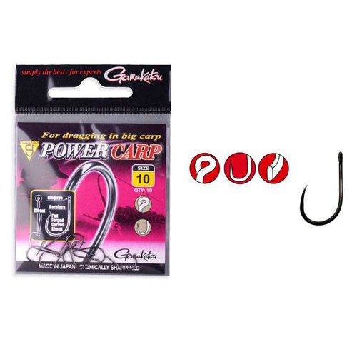 Gamakatsu G-Power Carp Ring Eye Barbless